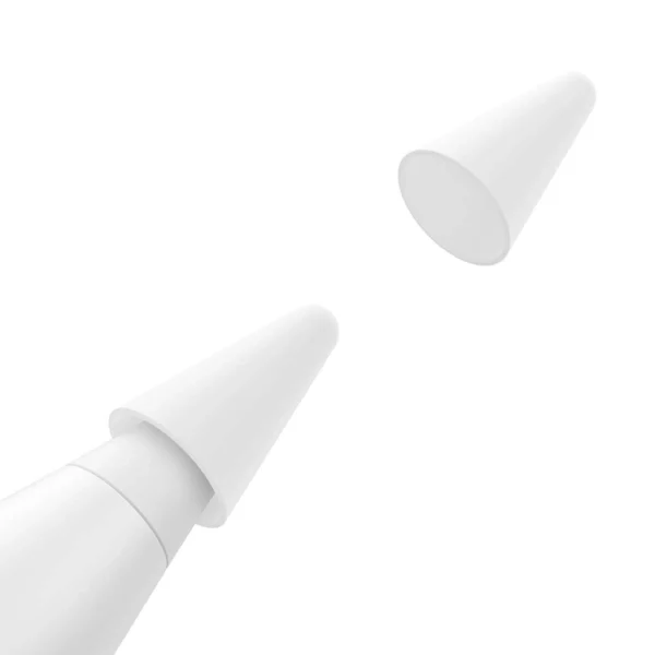Baseus replaceable silicone tips for a stylus 12pcs. white (soft)eng