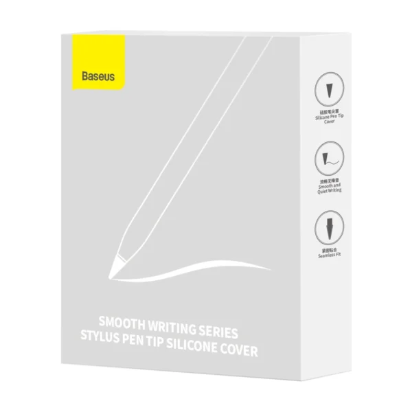 Baseus replaceable silicone tips for a stylus 12pcs. white (soft)eng