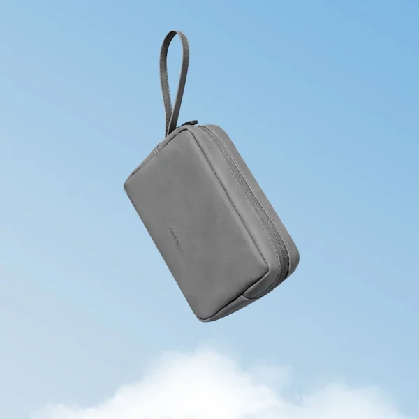 Baseus EasyJourney Series small travel bag phone pouch, headphones and other small items grayeng