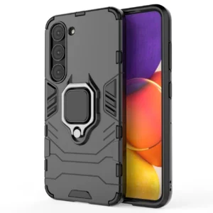 Ring Armor case for Samsung Galaxy S23 armored cover magnetic holder ring blackeng