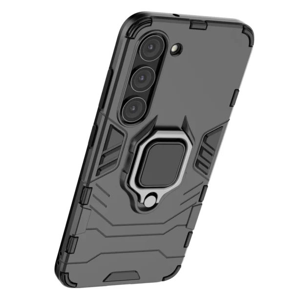 Ring Armor case for Samsung Galaxy S23 armored cover magnetic holder ring blackeng