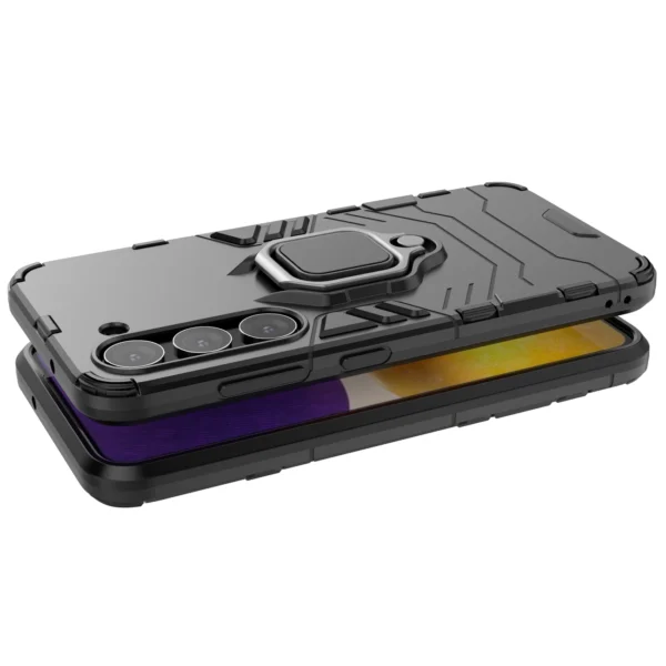 Ring Armor case for Samsung Galaxy S23 armored cover magnetic holder ring blackeng