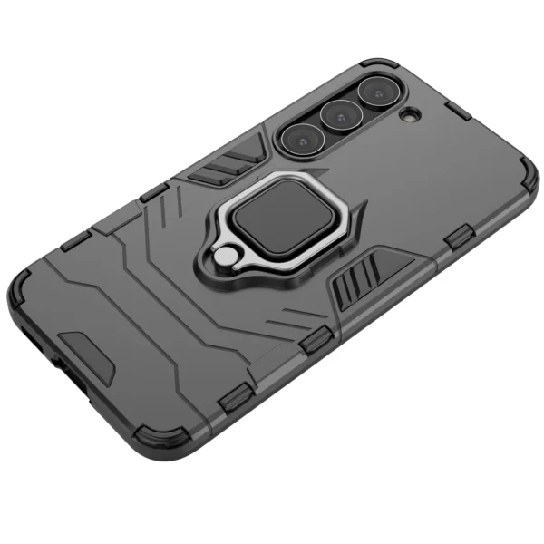 Ring Armor case for Samsung Galaxy S23 armored cover magnetic holder ring blackeng