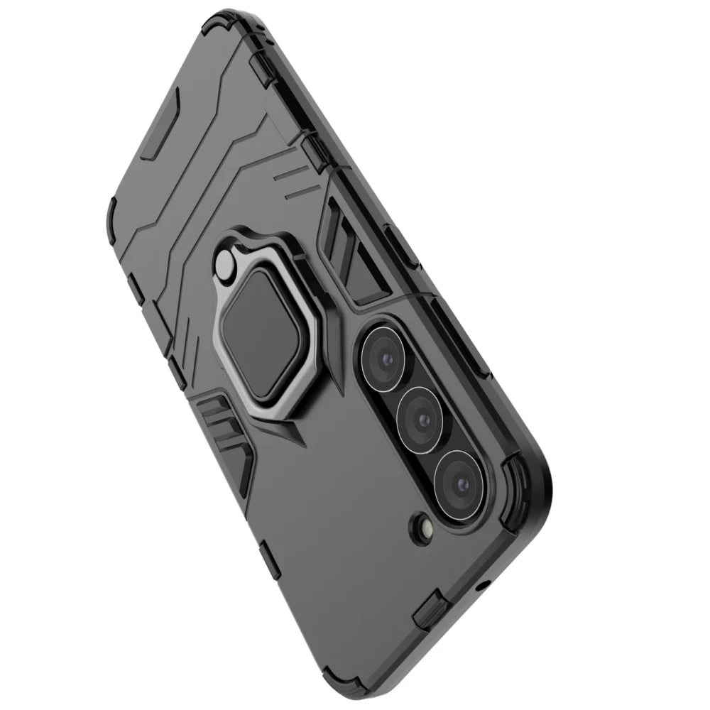 Ring Armor case for Samsung Galaxy S23 armored cover magnetic holder ring blackeng