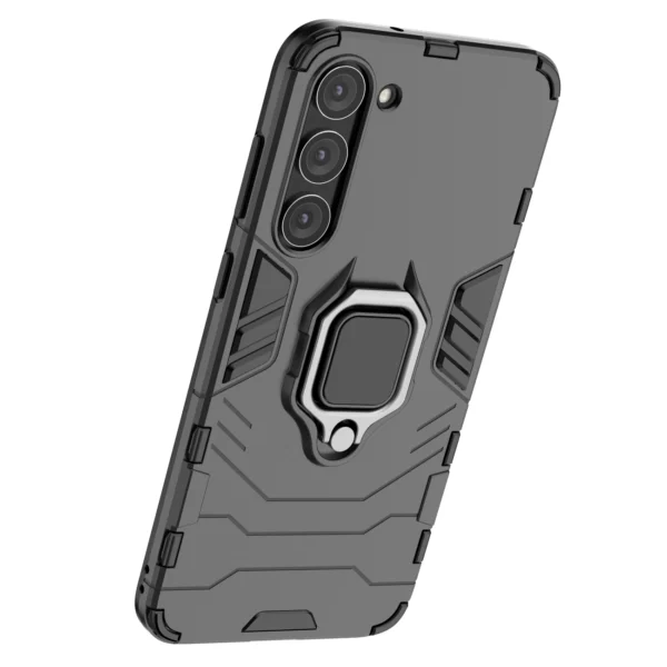 Ring Armor case for Samsung Galaxy S23+ armored cover magnetic holder ring blackeng