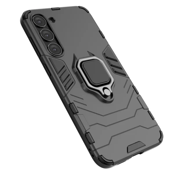 Ring Armor case for Samsung Galaxy S23+ armored cover magnetic holder ring blackeng