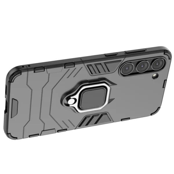 Ring Armor case for Samsung Galaxy S23+ armored cover magnetic holder ring blackeng