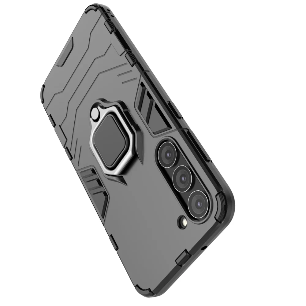 Ring Armor case for Samsung Galaxy S23+ armored cover magnetic holder ring blackeng