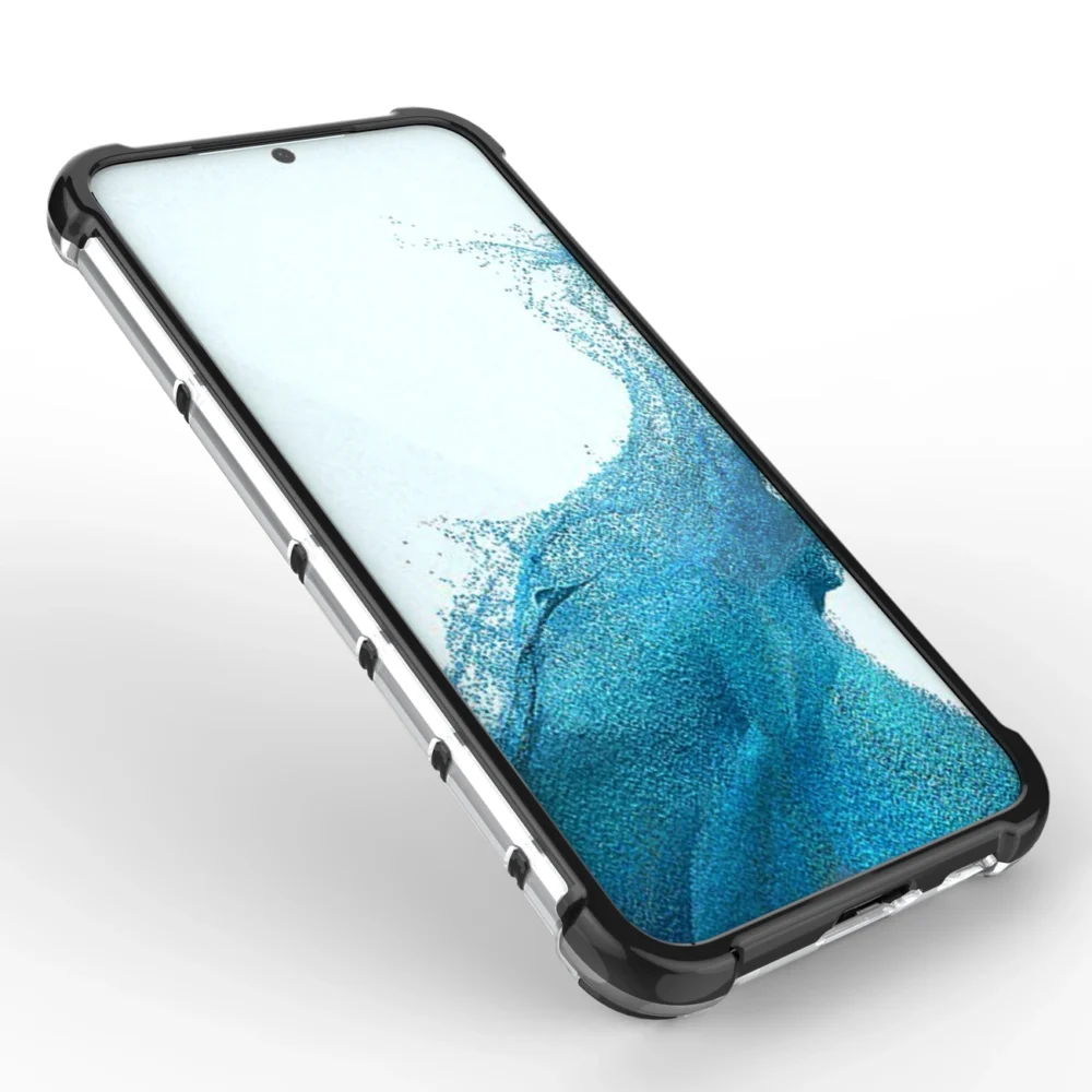 Honeycomb case for Samsung Galaxy S23 armored hybrid cover blackeng