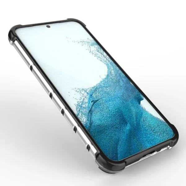 Honeycomb case for Samsung Galaxy S23 armored hybrid cover blackeng
