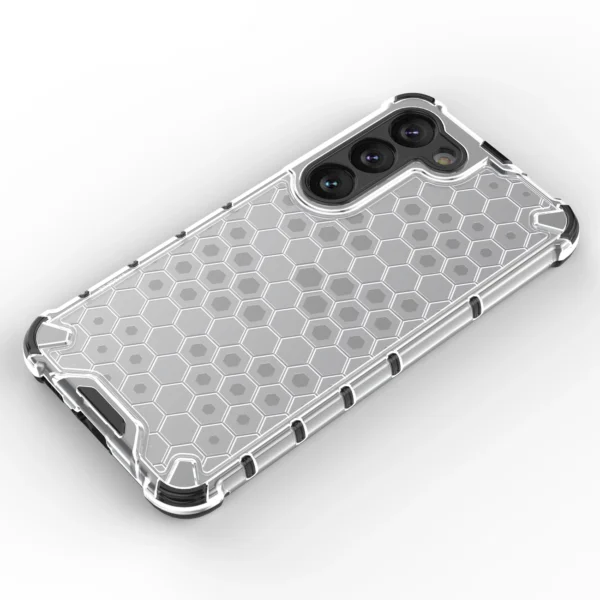 Honeycomb case for Samsung Galaxy S23 armored hybrid cover blackeng