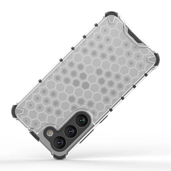 Honeycomb case for Samsung Galaxy S23 armored hybrid cover blackeng