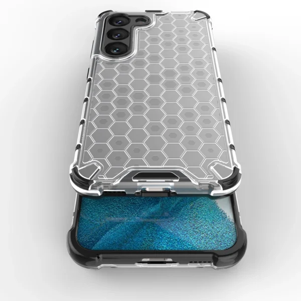 Honeycomb case for Samsung Galaxy S23 armored hybrid cover blackeng