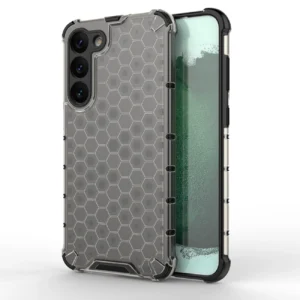 Honeycomb case for Samsung Galaxy S23+ armored hybrid cover blackeng