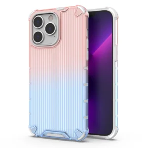 Ombre Protect Case for iPhone 14 Pro Max pink and blue armored caseeng