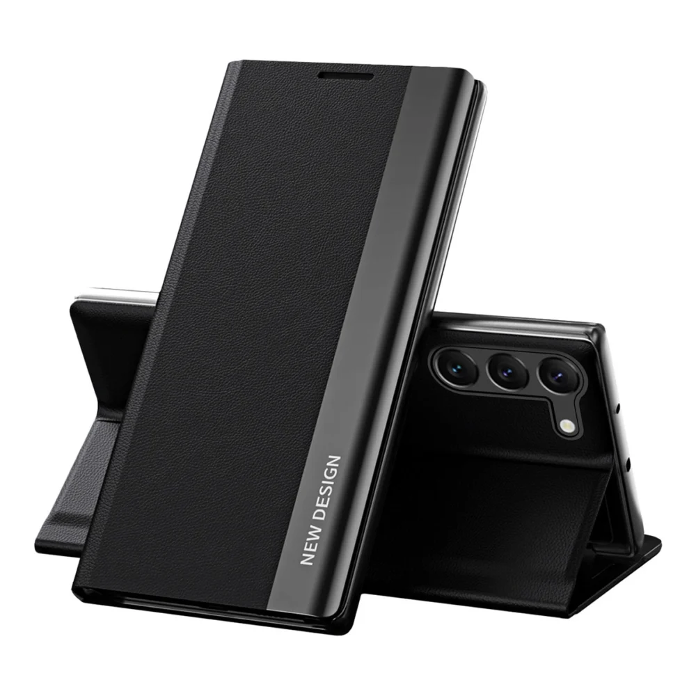 Sleep Case Pro case for Samsung Galaxy S23+ with flip stand blackeng