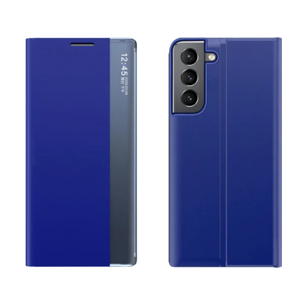 New Sleep Case case for Samsung Galaxy S23+ cover with flip stand blueeng