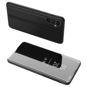 Clear View Case cover for Samsung Galaxy A14 flip cover blackeng
