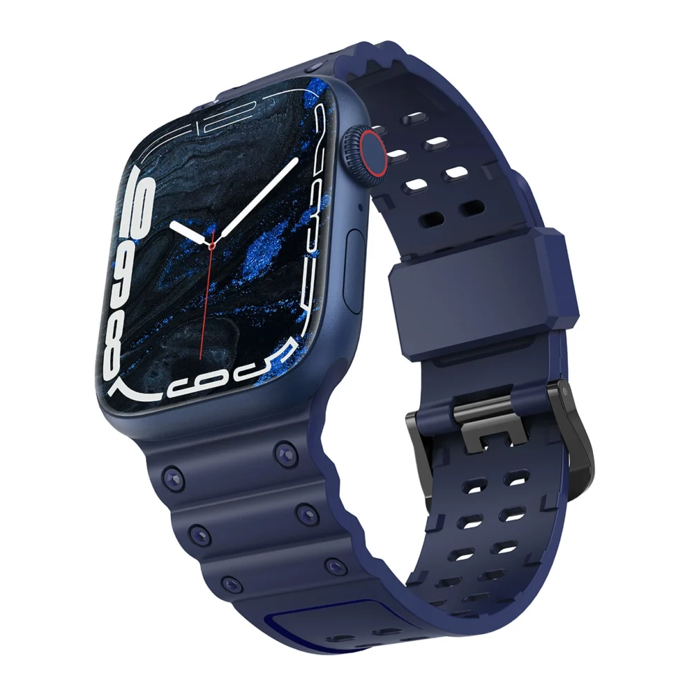 Strap Triple Protection for Apple Watch 38 / 40 / 41 mm band bracelet - navy blueeng