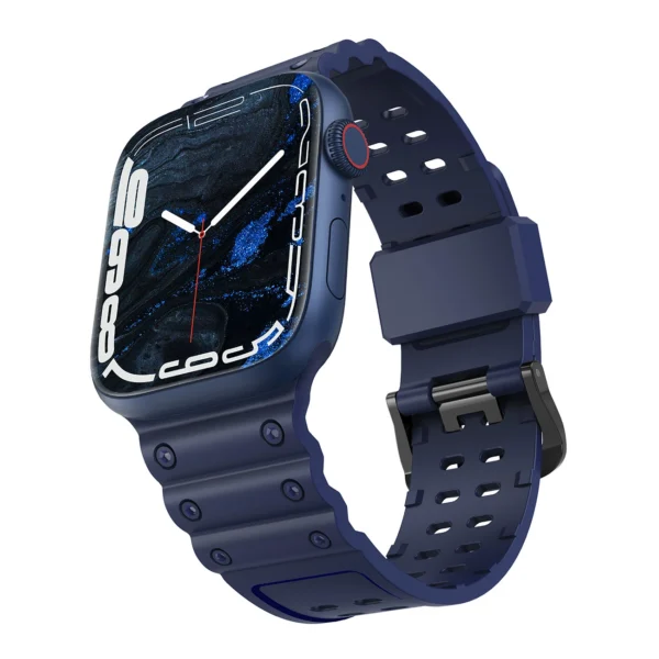 Strap Triple Protection for Apple Watch 38 / 40 / 41 mm band bracelet - navy blueeng