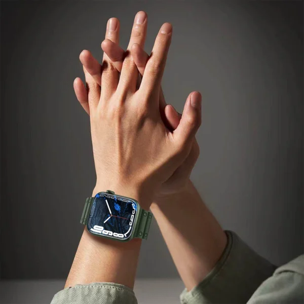 Strap Triple Protection for Apple Watch 38 / 40 / 41 mm band bracelet - navy blueeng