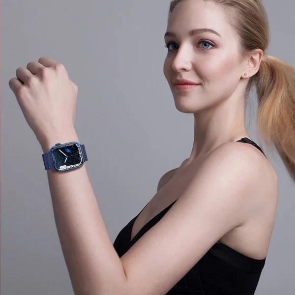 Strap Triple Protection for Apple Watch 38 / 40 / 41 mm band bracelet - navy blueeng