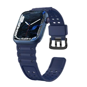 Strap Triple Protection for Apple Watch 38 / 40 / 41 mm band bracelet - navy blueeng