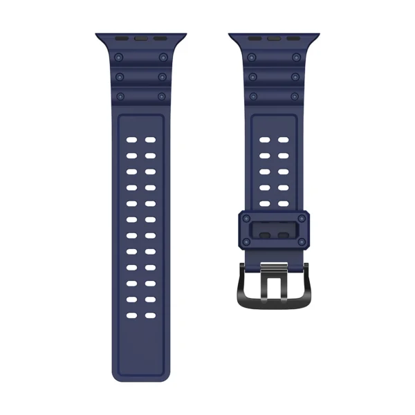 Strap Triple Protection for Apple Watch 38 / 40 / 41 mm band bracelet - navy blueeng