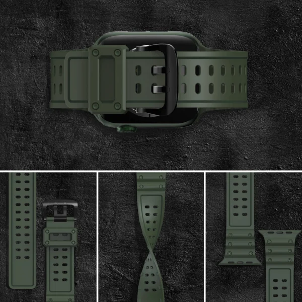 Strap Triple Protection for Apple Watch 38 / 40 / 41 mm band bracelet - greeneng