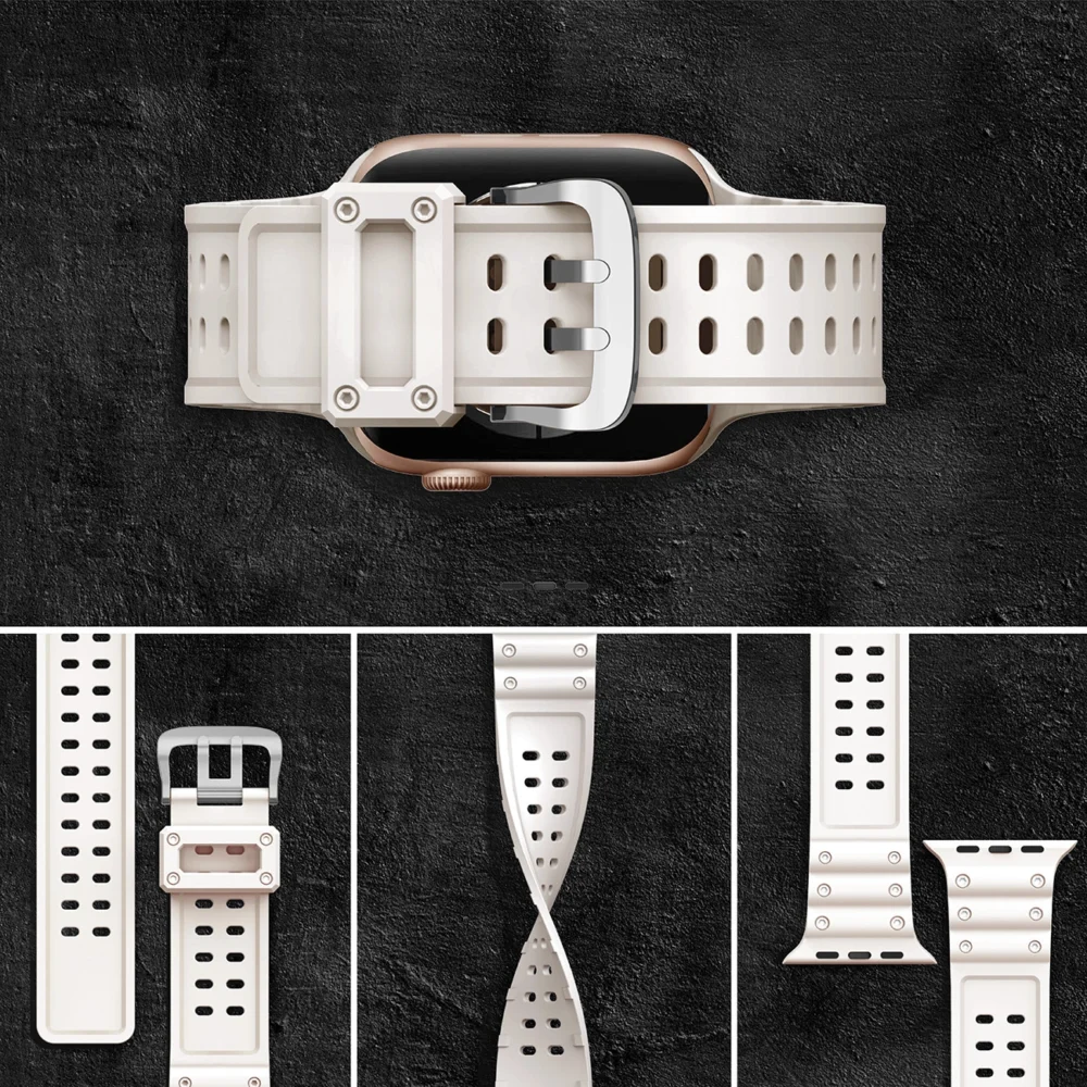 Strap Triple Protection for Apple Watch 38 / 40 / 41 mm band bracelet - beigeeng