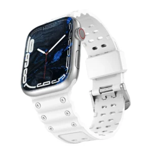Strap Triple Protection for Apple Watch 42 / 44 / 45 / 49 mm band bracelet - whiteeng