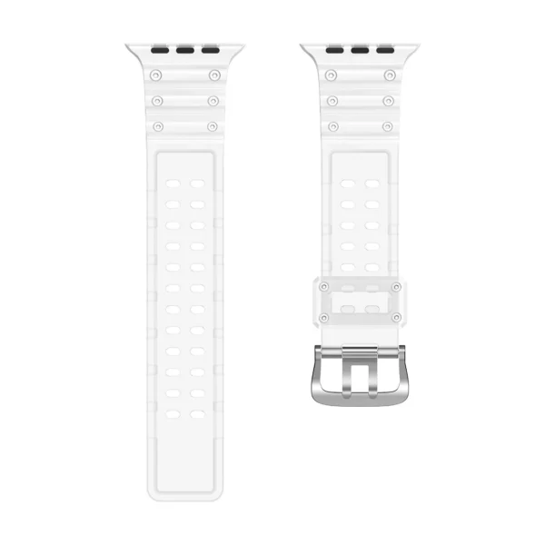 Strap Triple Protection for Apple Watch 42 / 44 / 45 / 49 mm band bracelet - transparenteng