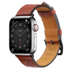Strap Leather for Apple Watch 38 / 40 / 41 mm band bracelet - redeng