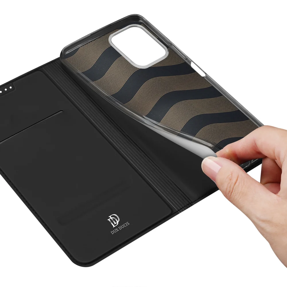 Dux Ducis Skin Pro Case Realme C33 Flip Card Wallet Stand Blackeng