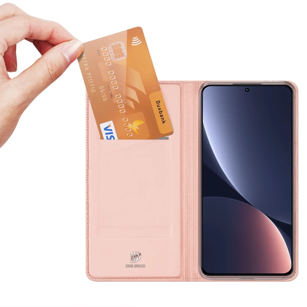 Dux Ducis Skin Pro Case Xiaomi 13 Flip Card Wallet Stand Pinkeng