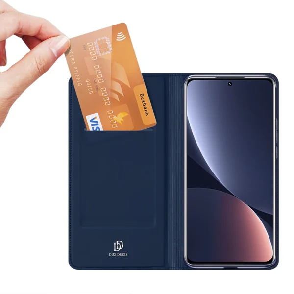 Dux Ducis Skin Pro case Xiaomi 13 Pro cover with flip card wallet stand blueeng