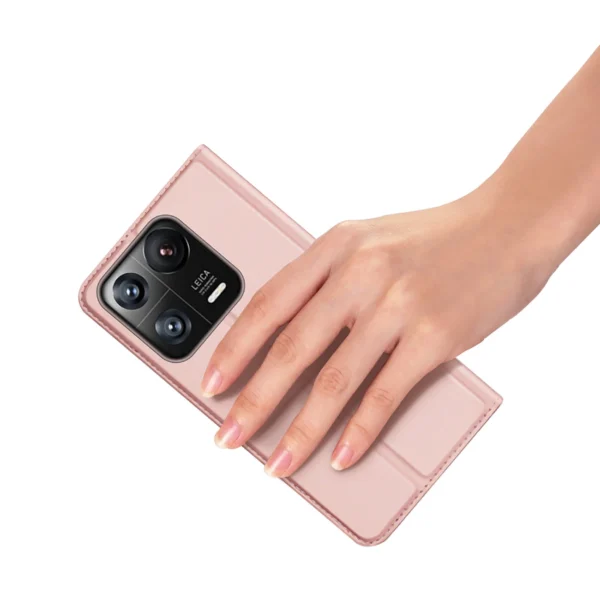 Dux Ducis Skin Pro Case Xiaomi 13 Pro Flip Card Wallet Stand Pinkeng
