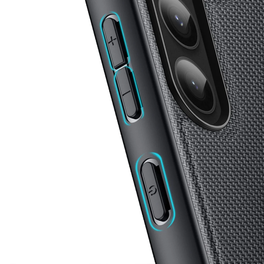 Dux Ducis Fino case Samsung Galaxy S23+ cover with silicone frame blackeng
