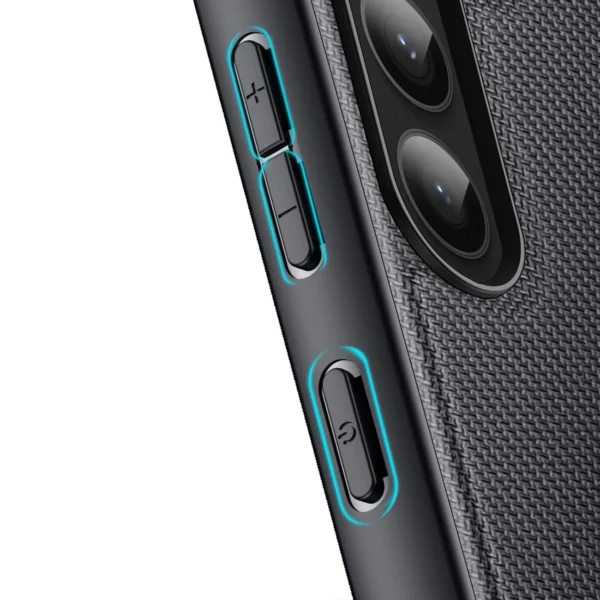 Dux Ducis Fino case Samsung Galaxy S23+ cover with silicone frame blackeng