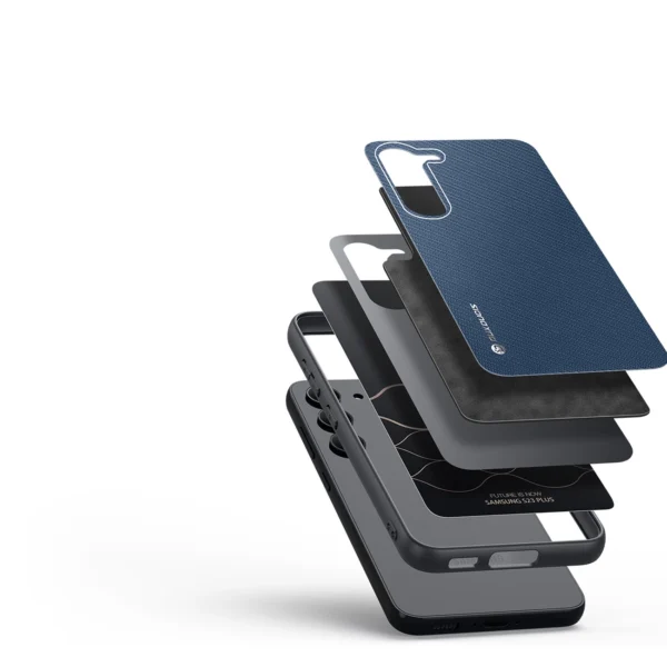 Dux Ducis Fino case Samsung Galaxy S23+ cover with silicone frame blueeng