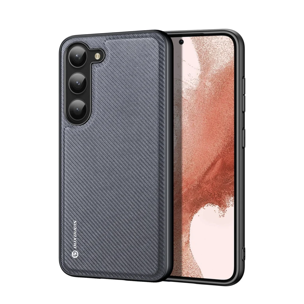 Dux Ducis Fino case Samsung Galaxy S23+ cover with silicone frame grayeng
