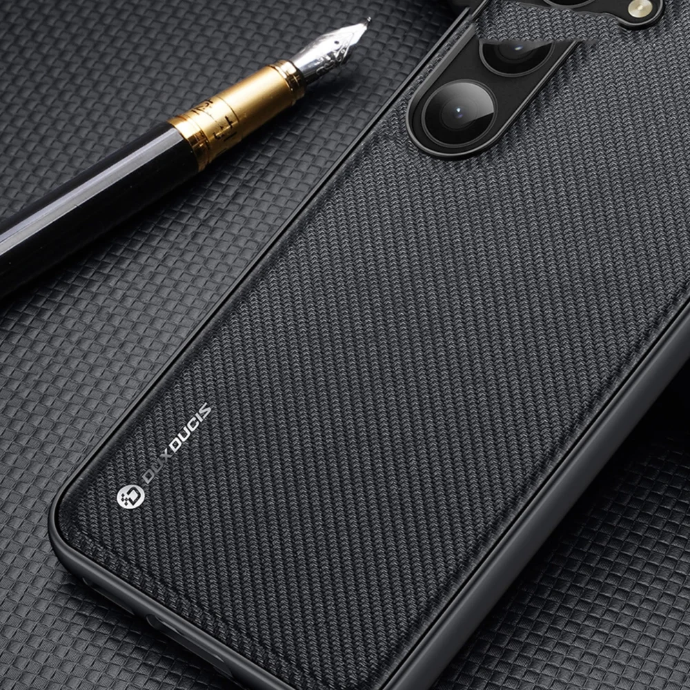 Dux Ducis Fino case Samsung Galaxy S23+ cover with silicone frame grayeng