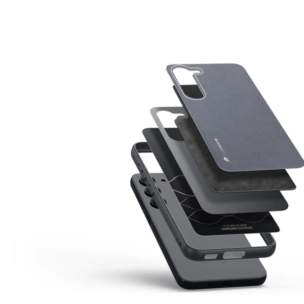 Dux Ducis Fino case Samsung Galaxy S23+ cover with silicone frame grayeng