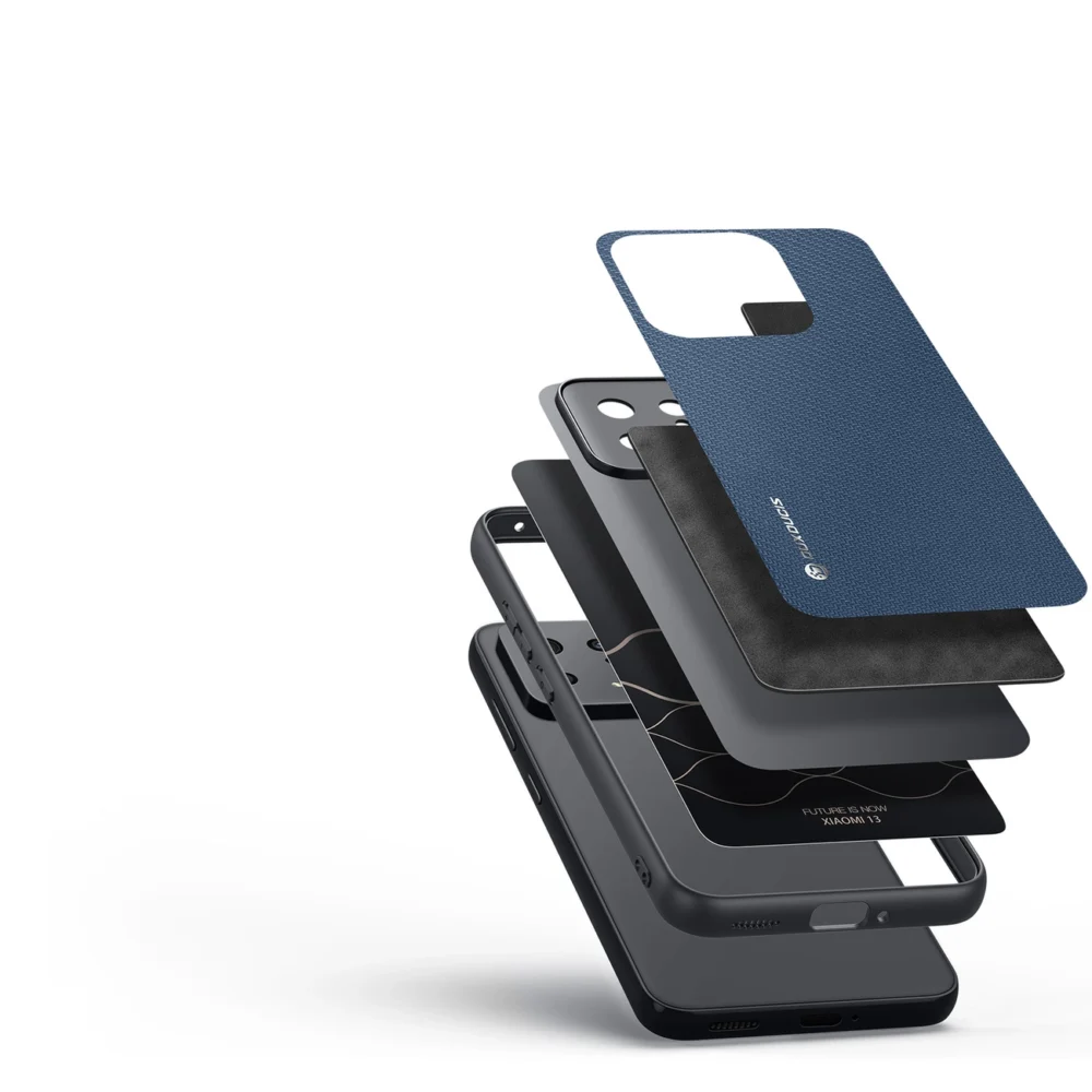 Dux Ducis Fino case for Xiaomi 13 cover with silicone frame blueeng