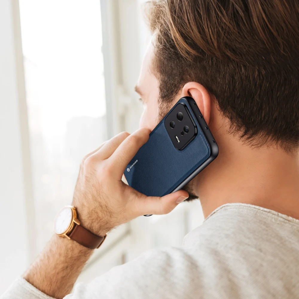 Dux Ducis Fino case for Xiaomi 13 cover with silicone frame blueeng