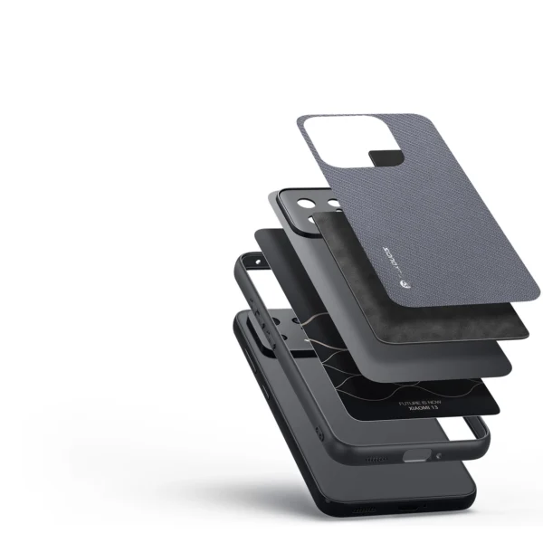 Dux Ducis Fino case for Xiaomi 13 cover with silicone frame grayeng