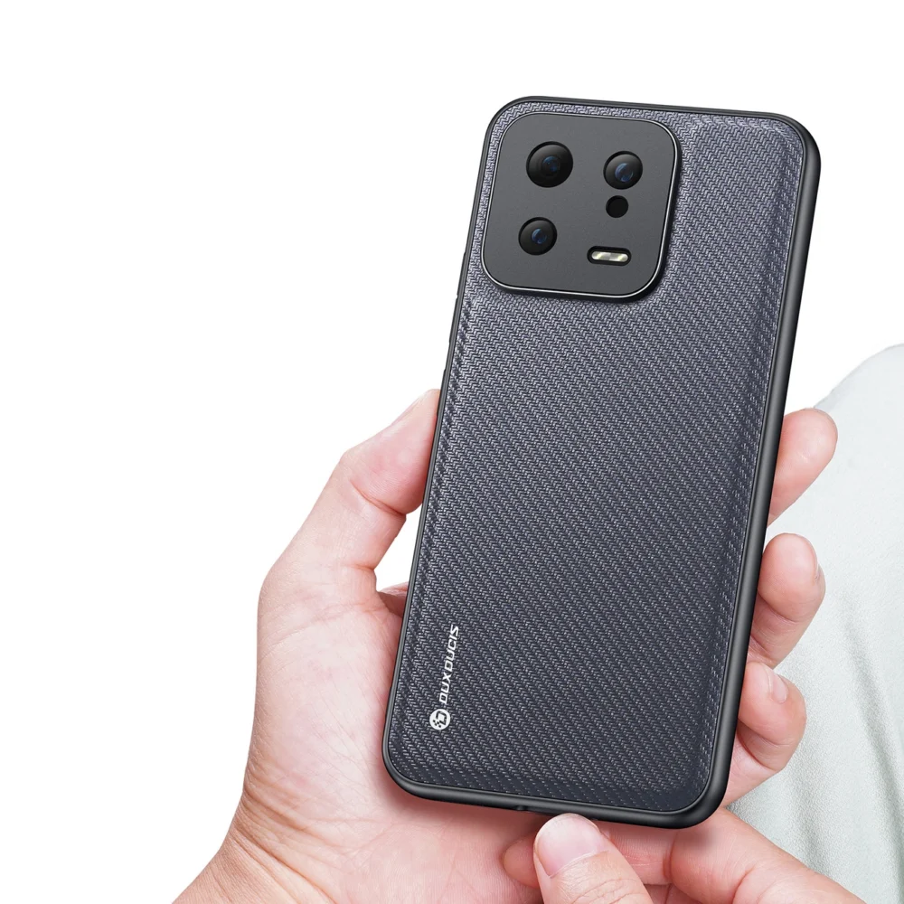 Dux Ducis Fino case for Xiaomi 13 cover with silicone frame grayeng