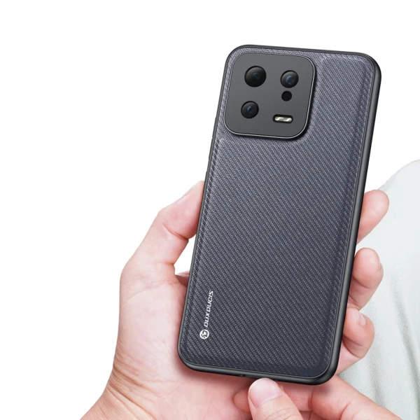 Dux Ducis Fino case for Xiaomi 13 cover with silicone frame grayeng
