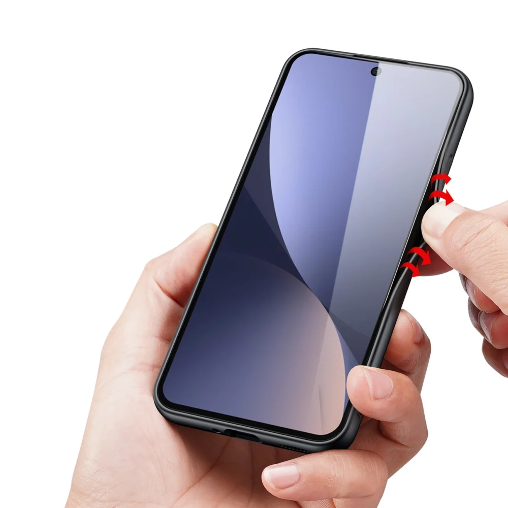 Dux Ducis Fino case for Xiaomi 13 cover with silicone frame grayeng
