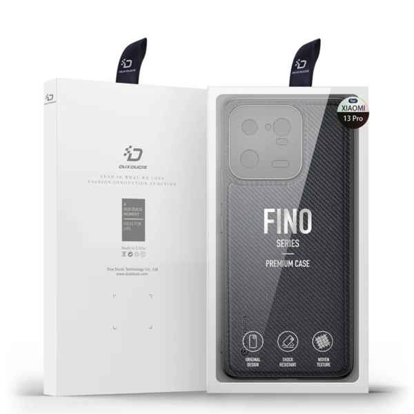 Dux Ducis Fino case for Xiaomi 13 Pro cover with silicone frame grayeng